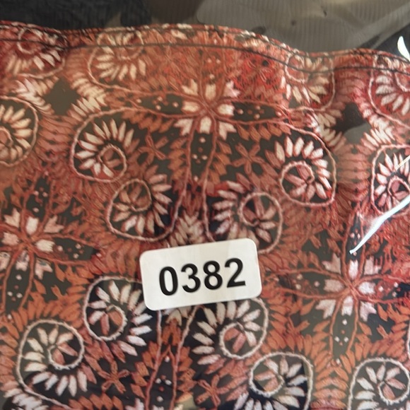 St John’s Bay Paisley Print Stretch Skort Navy Blue Elastic Wide Waistband Sz L - Picture 11 of 11